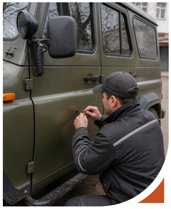 Профессиональное вскрытие автомобиля УАЗ без повреждений в Ульяновске